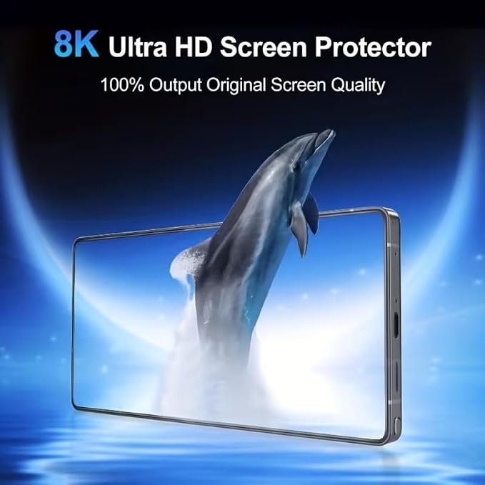 XDesign [3+2 Pack Galaxy S26 Ultra Screen Protector, 9H Tempered Glass Scratch - Image 9