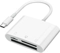 SD Card Reader USB C for iPhone 15/Android Phone/iPad/Mac/Laptop, Three Card by SUNTRSI