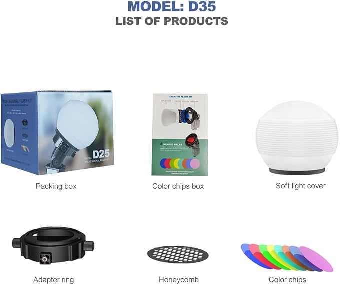 Photography Lighting Flash Diffuser Set, LENSGO Professional Flash Kit Flash - Image 9