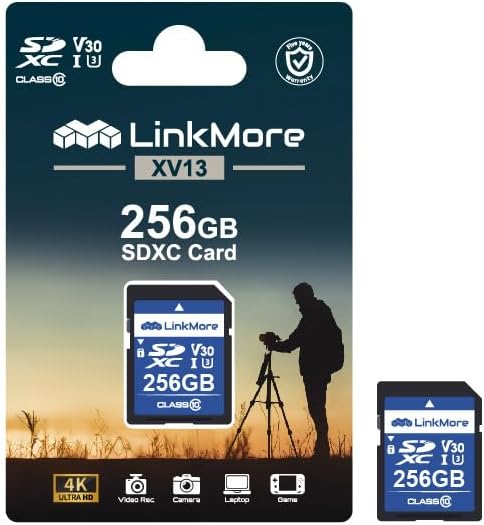 LinkMore 256GB Full-Size SD Card, SDXC Compatible - Image 7