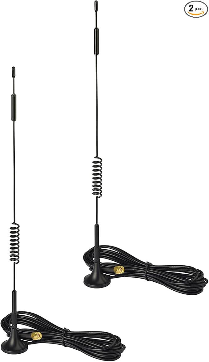 Superbat 4G LTE Antenna 7dBi Magnetic SMA Male Cellular Antenna 2-Pack by SUPERBAT