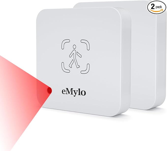 eMylo WiFi Human Presence Sensor 2 Pack, WiFi Millimeter Wave Radar Detection by eMylo