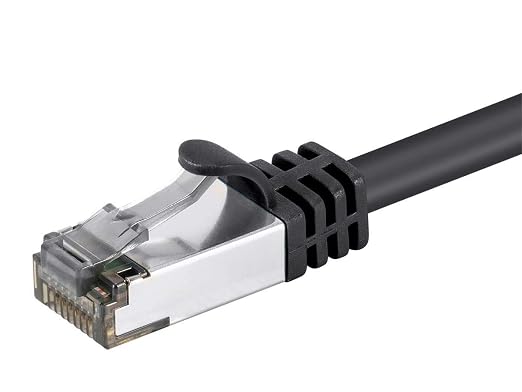 Monoprice Cat8 50ft Black Patch Cable Double Shielded 26AWG 2GHz 40G Pure Bare - Image 4