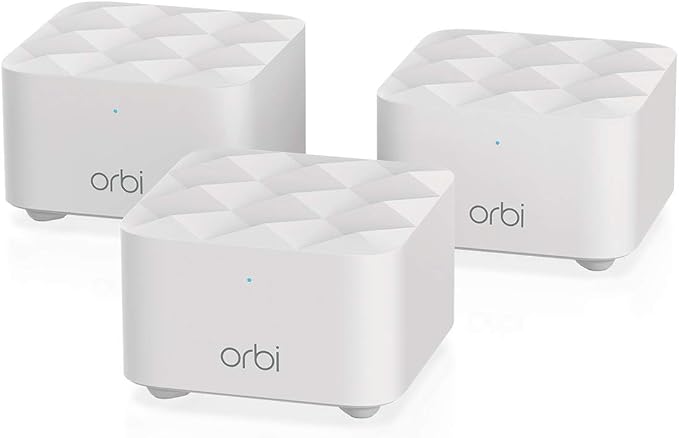 NETGEAR Orbi Whole Home Mesh WiFi System – Router Replacement Covers up to 4 by NETGEAR