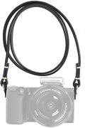Genuine Slim Leather Camera Neck Shoulder Strap compatible by CANPIS