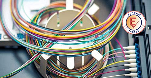 Elfcam® - 12-Fiber LC/UPC Color-Coded Fiber Optic Pigtail, Single Mode - Image 6