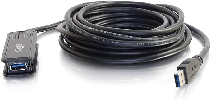 C2G/Cables to Go 39939 5M USB 3.0 USB-A Male to Usb-A Female Active Extension - Image 2