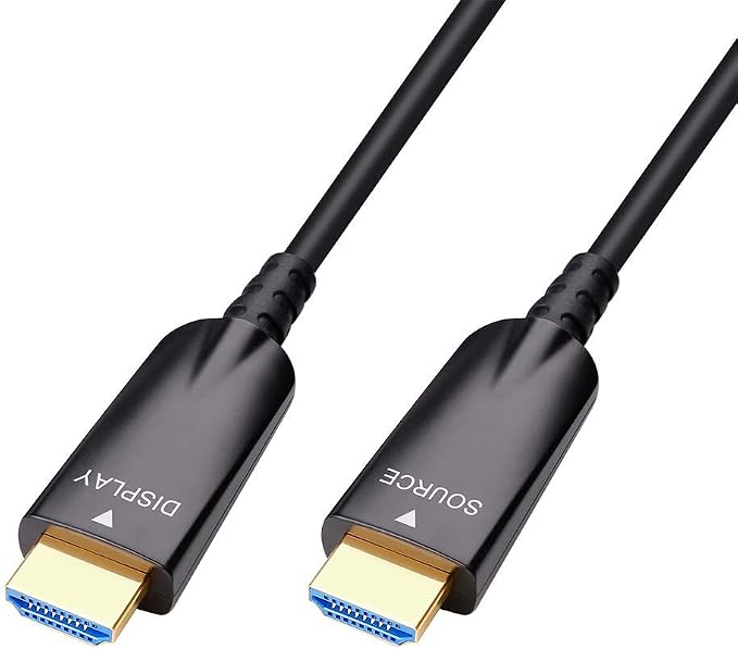 DTECH 50m Fiber Optic HDMI Cable 4K 60Hz 1080p Ultra HD Video 3D HDCP CEC High by Unknown