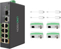 LINOVISION Industrial 8-Port EOC & POE Switch by LINOVISION%C2%AE