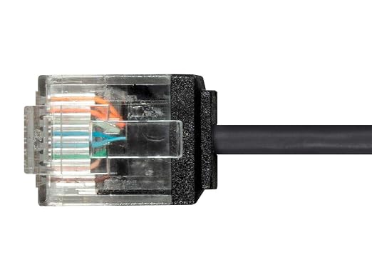Monoprice Cat6 50ft Black Patch Cable UTP 32AWG 550MHz Pure Bare Copper - Image 4