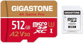 【Switch 1 Only】 GIGASTONE 512GB Micro SD Card, Game Pro, MicroSDXC Memory Card by Gigastone