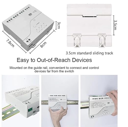 4 Channel Smart ZigBee Wireless Dry Contact Relay Switch Module, Compatible - Image 7