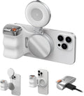 TELESIN Fun Shot Magnetic Phone Camera Grip + C03 Magnetic Selfie Light Bundle by telesin