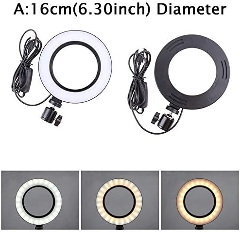 Ring Light OEBLD Dimmable with 3 Light Modes & 10 Brightness Level 360° Rotae - Image 3