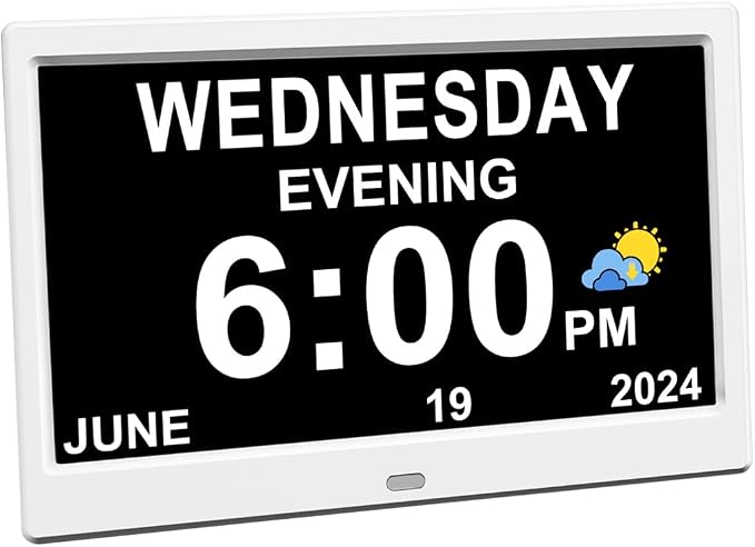 AINFTIME DST Clock with Day and Date by AINFTIME
