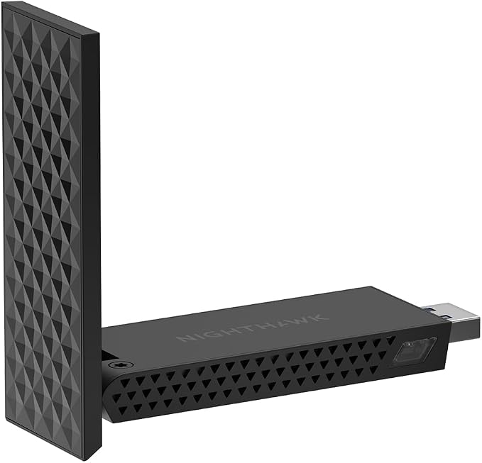 NETGEAR Nighthawk WiFi 7 USB 3.0 Adapter – BE5000 Tri-Band Wireless Gigabit by NETGEAR