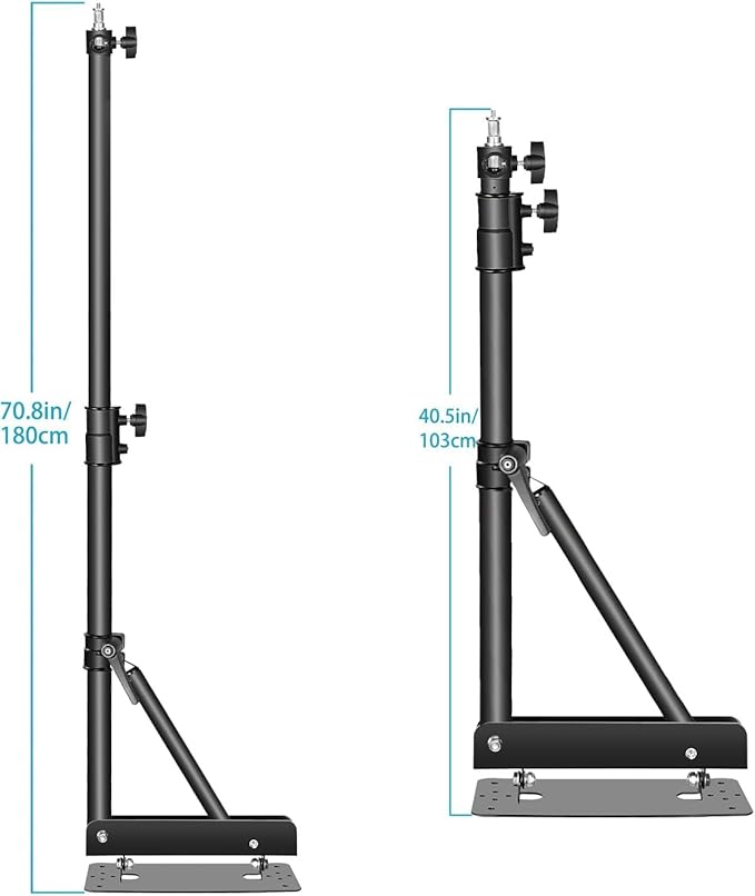Neewer Triangle Wall Mount Arm for Photography Studio Strobe Monolight - Image 4