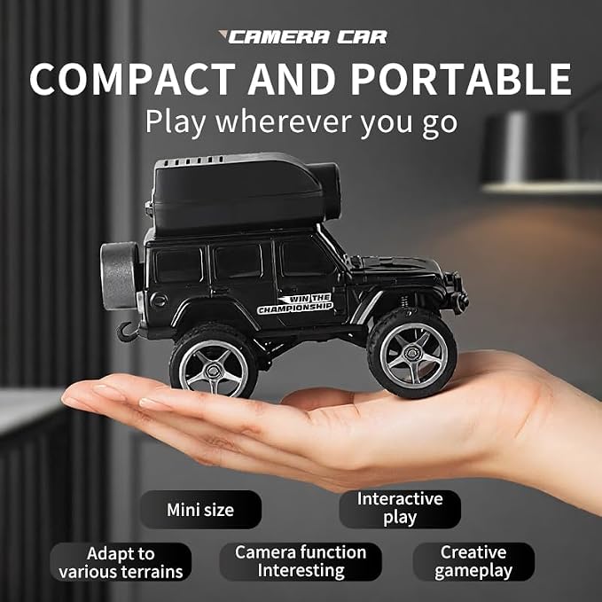 1:64 Mini FPV RC Car, Alloy Crafted Remote Control Truck - Image 2