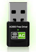AC600 USB WiFi Adapter for Desktop PC, Driver Free Wireless Network Adapter for by skybess