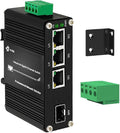Mini Throncom 4 Ports Gigabit Industrial Fiber Ethernet Solar Switch Hardened by WelcometotheThroncom