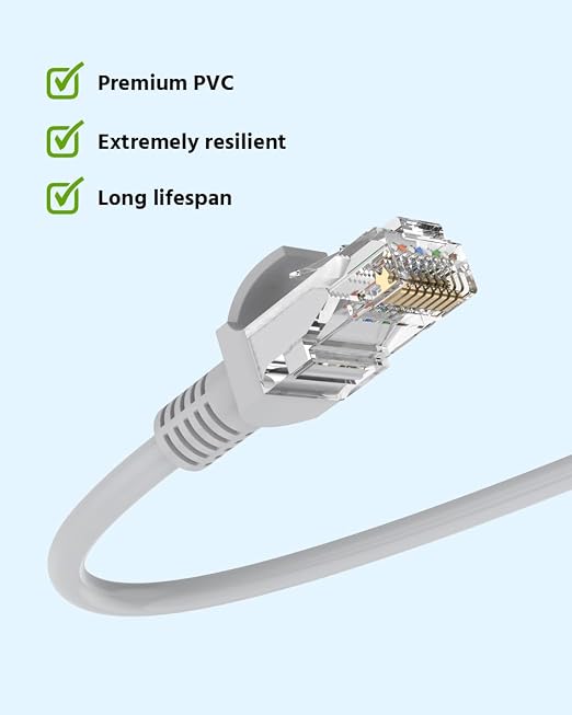 ANNKE 60 FT/ 18m Cat5e Internet High-Speed Network Cable, RJ45 LAN Cable - Image 6