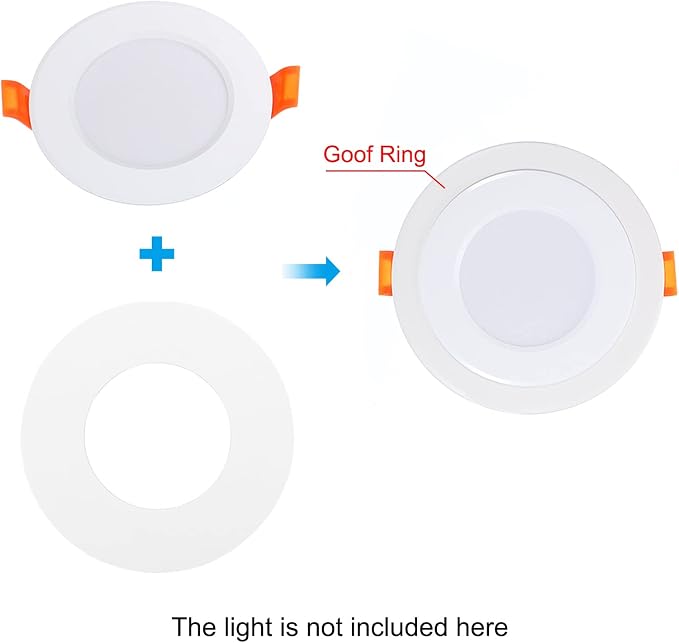 PATIKIL 5.9" ID 7.5" OD Light Trim Ring - Image 6