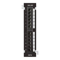 iwillink 12-Port Mini Vertical Cat6 Patch Panel, 10Gbps Network Panel by IWILLINK