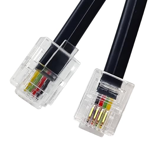 Phone Cable 6 Feet Telephone Line Cord by XANHAM