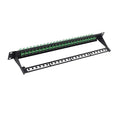 1U Fiber Patch Panel with 24 SC APC Single Mode Fiber Optic Couplers Singlemode by FiberOpticalAccessories