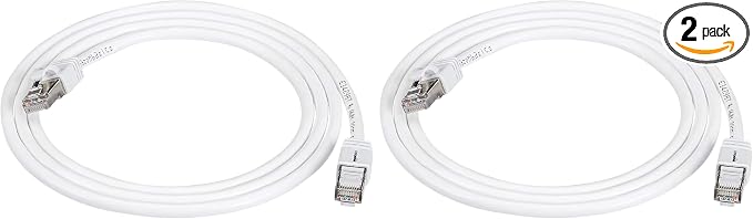 Amazon Basics RJ45 Cat 7 Ethernet Patch Cable, 10Gbps High-Speed, by AmazonBasics