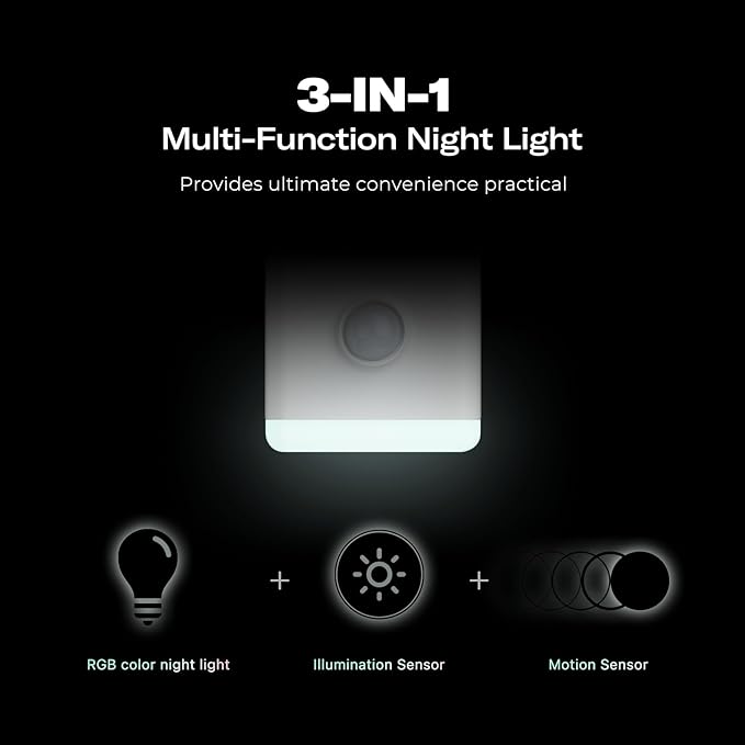 THIRDREALITY Multi-Function Night Light 4 Pack, Zigbee Repeater, 3-in-1 - Image 3