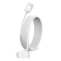 Slim Cat 6 Ethernet Cable 90° Left Angled 25 Feet, Ultra Thin & Flexible Rj45 by DUTEVOLNS