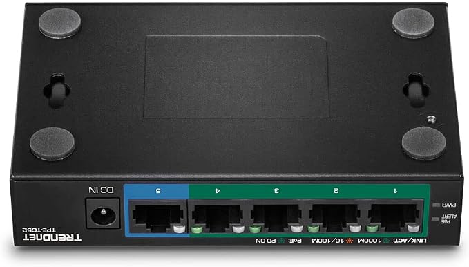 TRENDnet 5-Port Gigabit PoE+ Switch, 32W PoE Power Budget, 10Gbps Switching - Image 4