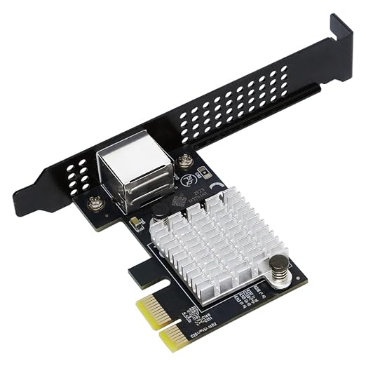 IO CREST Single Port 10 Gigabit Ethernet PCI-e x1 Network Card RTL8127 Chipset - Image 2