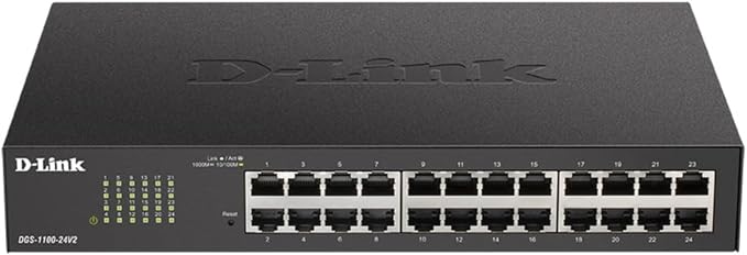 D-Link 24-Port Gigabit Smart Managed Ethernet Switch, IGMP Snooping, Web UI by D-Link