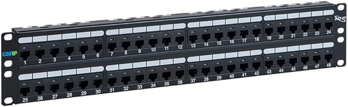 ICC CAT6A Patch Panel, UL Listed & PoE++ Rated 10 Gigabit Applications by ICC