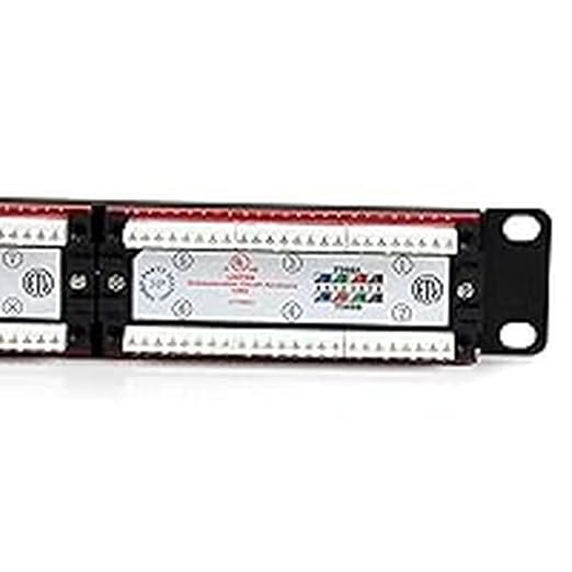 StarTech.com 24 Port 1U Rackmount Cat 6 110 Patch Panel - Image 3