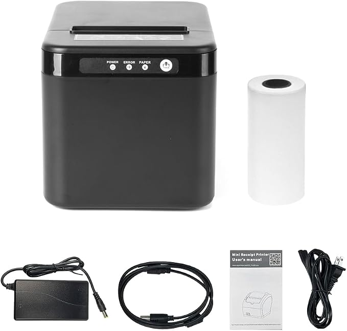 BISOFICE 80mm Receipt Printer ESC/POS Thermal Printer Desktop Direct Print - Image 8