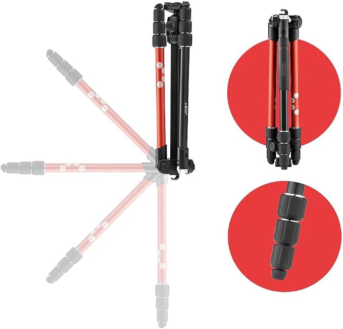 JOBY RangePod, Aluminium Traveller Camera/SmartphoneTripod - Image 2