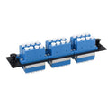 LC/UPC Fiber Patch Panel, 6 Singlemode Blue 4 Channels LC Adapters, 24 Fiber by Duogaliaopticalfiberproduct