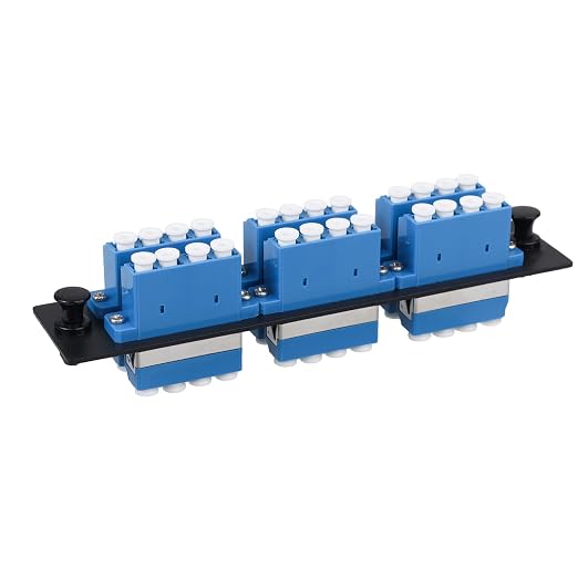2-Pack LC/UPC Fiber Patch Panel, 6 Singlemode Blue 4 Channels LC Adapters - Image 2