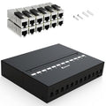 Patch Panel 12 Port Cat6a Keystone Patch Panel STP Shielded Network Patch Patch by Enmane