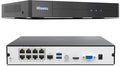 【16 channel Extendable】Hiseeu 8 Port 4K PoE Network Video Recorder NVR by Hiseeu