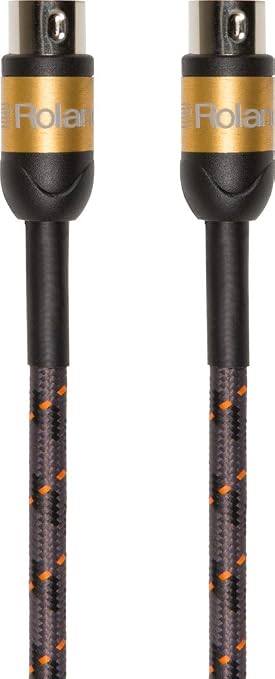 Roland Gold Series MIDI Cable, Straight Connectors by Roland