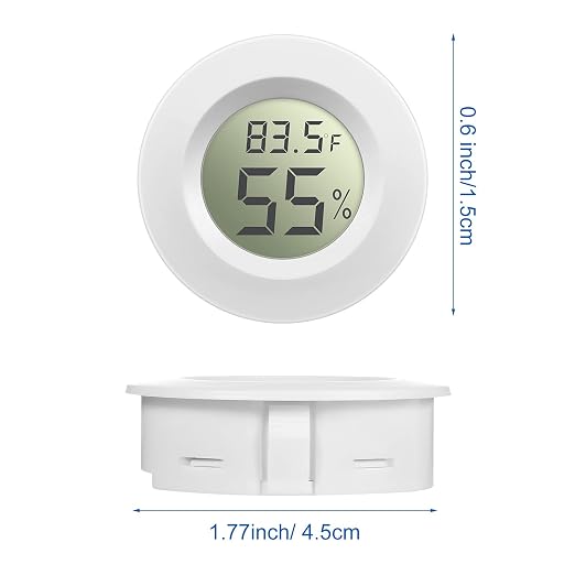 Weewooday Mini Hygrometer Thermometer Digital LCD Monitor Indoor/Outdoor Room - Image 2