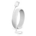 Ultra Thin Cat 6 Ethernet Cable 90° Downward Angle 10 Feet, Flexible & Slim by DUTEVOLNS
