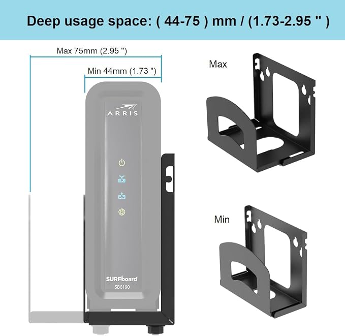 Beiyier Cable Box Mount and Adjustable Wall Mount - Image 3
