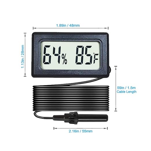 4-Pack Mini Digital Hygrometer Thermometer Gauge - Image 2