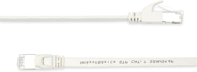 Amazon Basics RJ45 Cat 7 Ethernet Patch Cable, LAN Network, Includes 20 Nails - Image 2