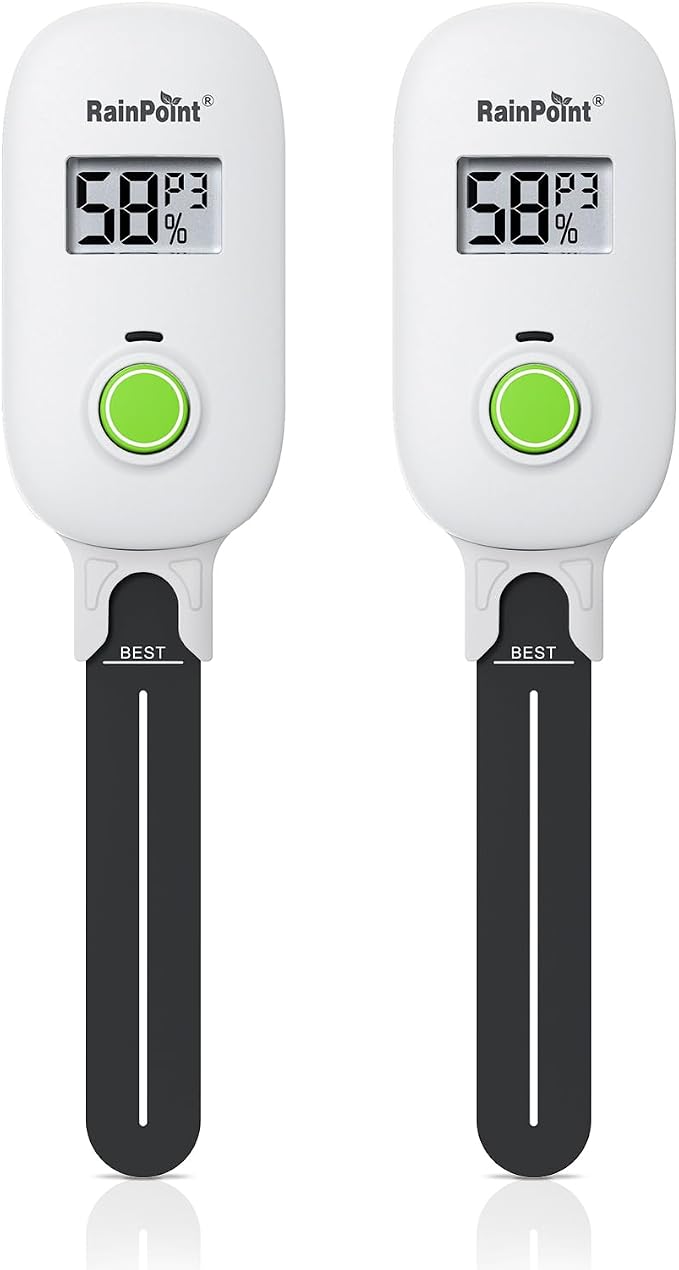 RAINPOINT Smart Digital Wireless Plant Moisture Meter Houseplant Indoor by RainPoint